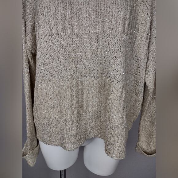 Jack By BB Dakota Sequin Arrangements Sweater Size Medium - Picture 10 of 13